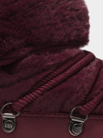 Угги жіночі D.Franklin NORDIC TRK FUR LOW модель DFSH370011-BURG Фото