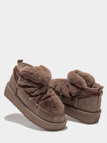 Угги жіночі D.Franklin NORDIC TRK FUR LOW модель DFSH370011-BROW Фото