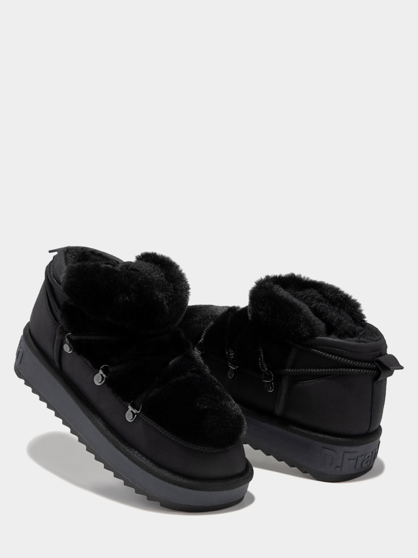 Угги женские D.Franklin NORDIC TRK FUR LOW модель DFSH370011-BLAC Фото