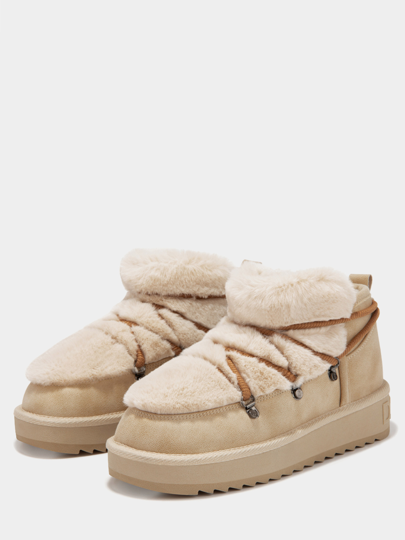 Угги жіночі D.Franklin NORDIC TRK FUR LOW модель DFSH370011-BEIG Фото
