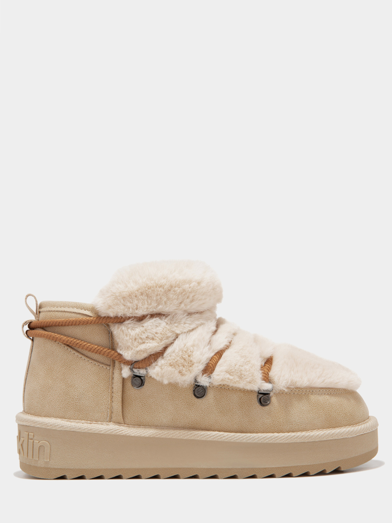 Угги жіночі D.Franklin NORDIC TRK FUR LOW модель DFSH370011-BEIG Фото