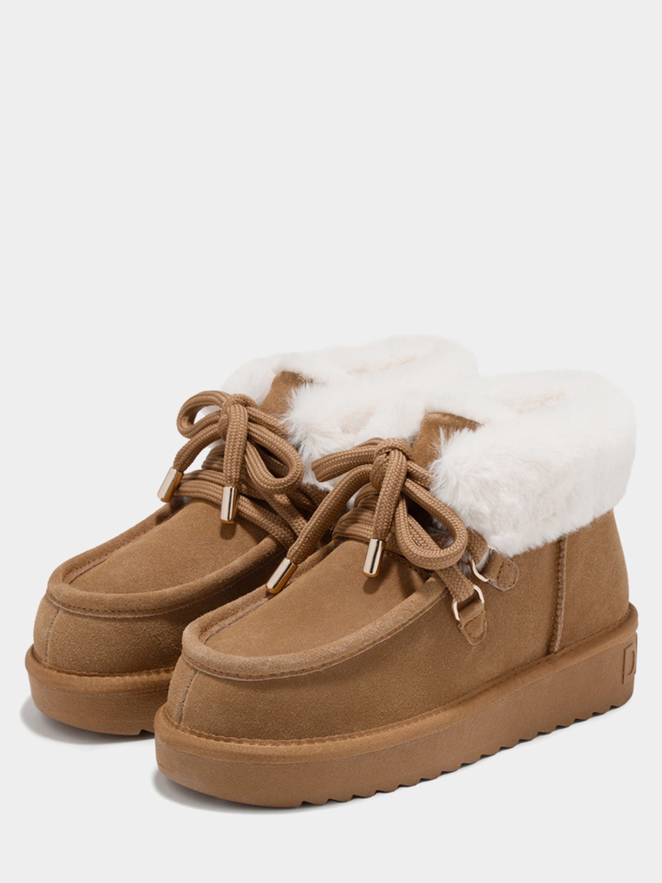 Угги жіночі D.Franklin NORDIC MID FUR модель DFSH375006-TAN Фото