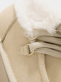 Угги жіночі D.Franklin NORDIC MID FUR модель DFSH375006-CREA Фото