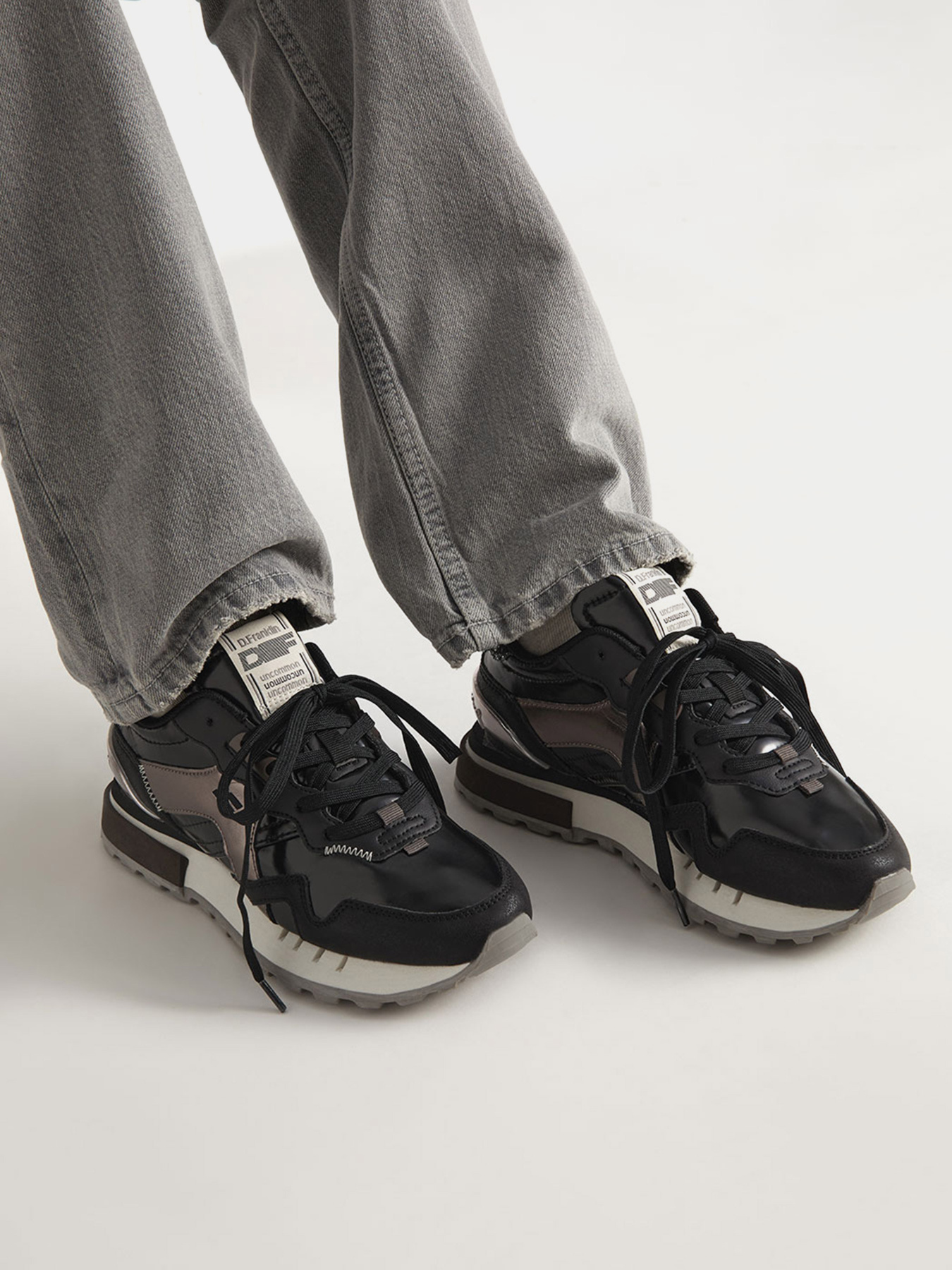 Кроссовки повседневные D.Franklin модель DFSH378011-BLAC Фото