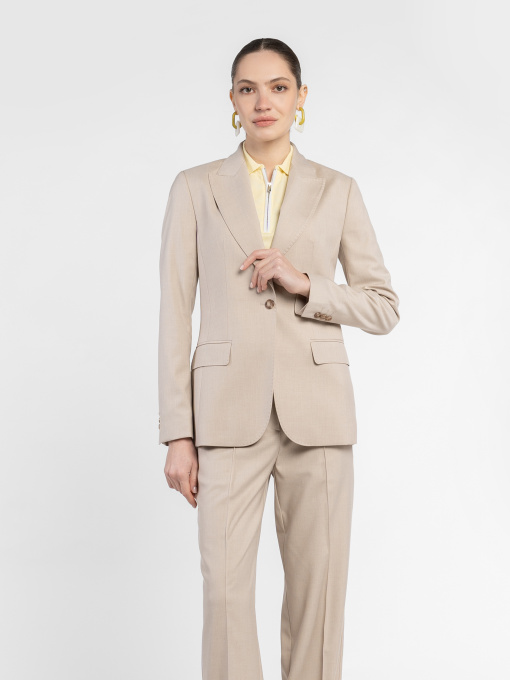 Жакет женский W02.02.16.611 Arber бежевый модель W02.02.16.611 Жакет женский W02.02.16.611 Arber бежевый модель W02.02.16.611 Фото