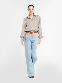 Сорочка жіноча W05.04.17.611 Arber бежева бавовняна модель W05.04.17.611 Фото