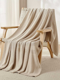 Плед - Покривало В'язані - Всі Сезони Бежевий Lovely Svi  модель 111025 Фото