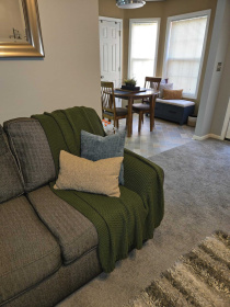 Плед - Покривало  В'язані  - Всі Сезони Зелений модель 131025 Фото