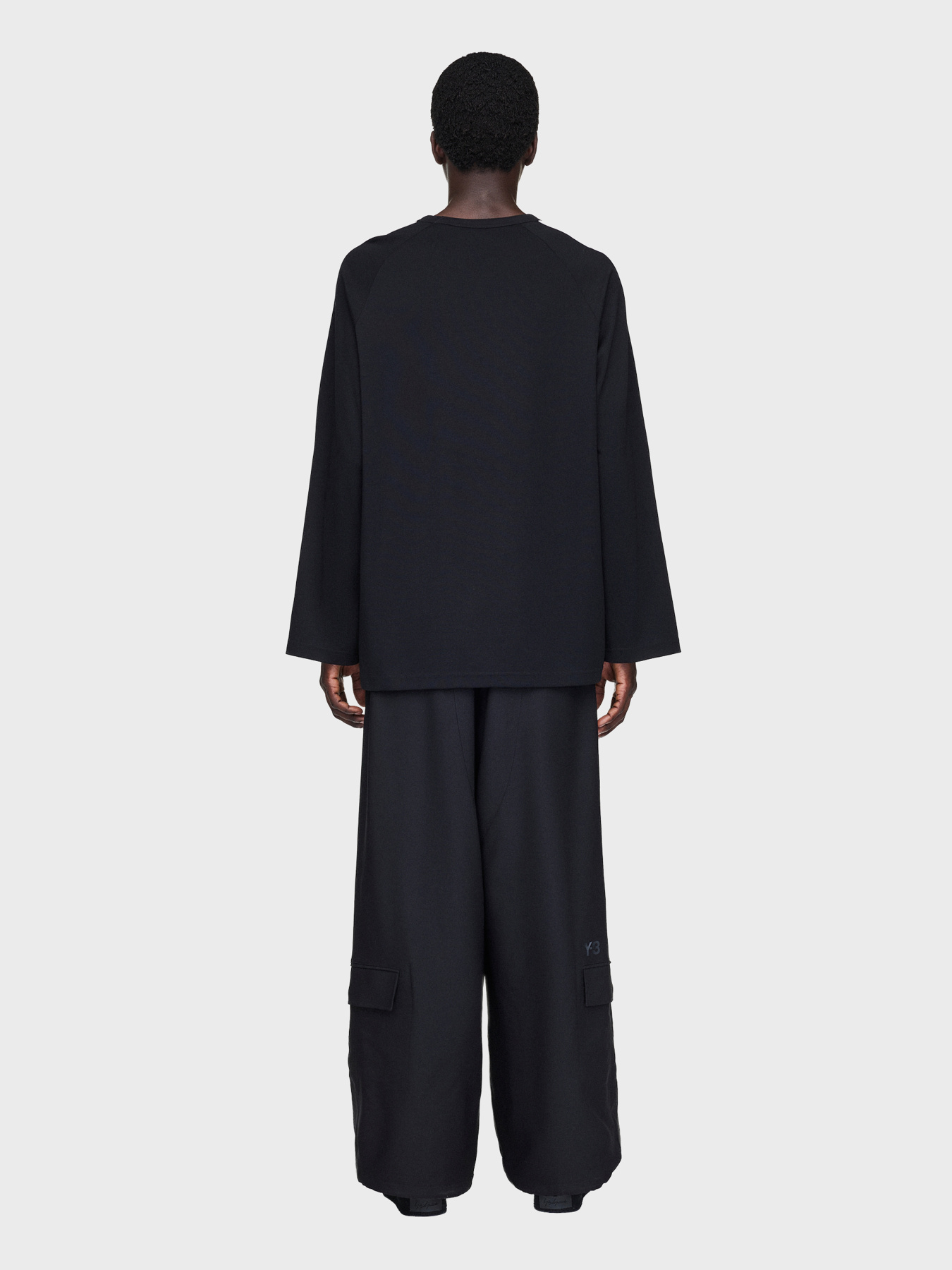 Лонгслив Y-3 Top 3-Stripes модель JW7351 Фото