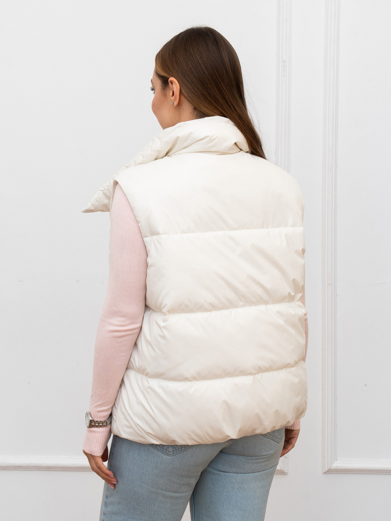 Утепленный жилет UVENTUM модель 1150-BM-milk Фото