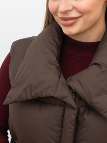 Жилетка демисезонная женская модель 1150-BM-brown Фото