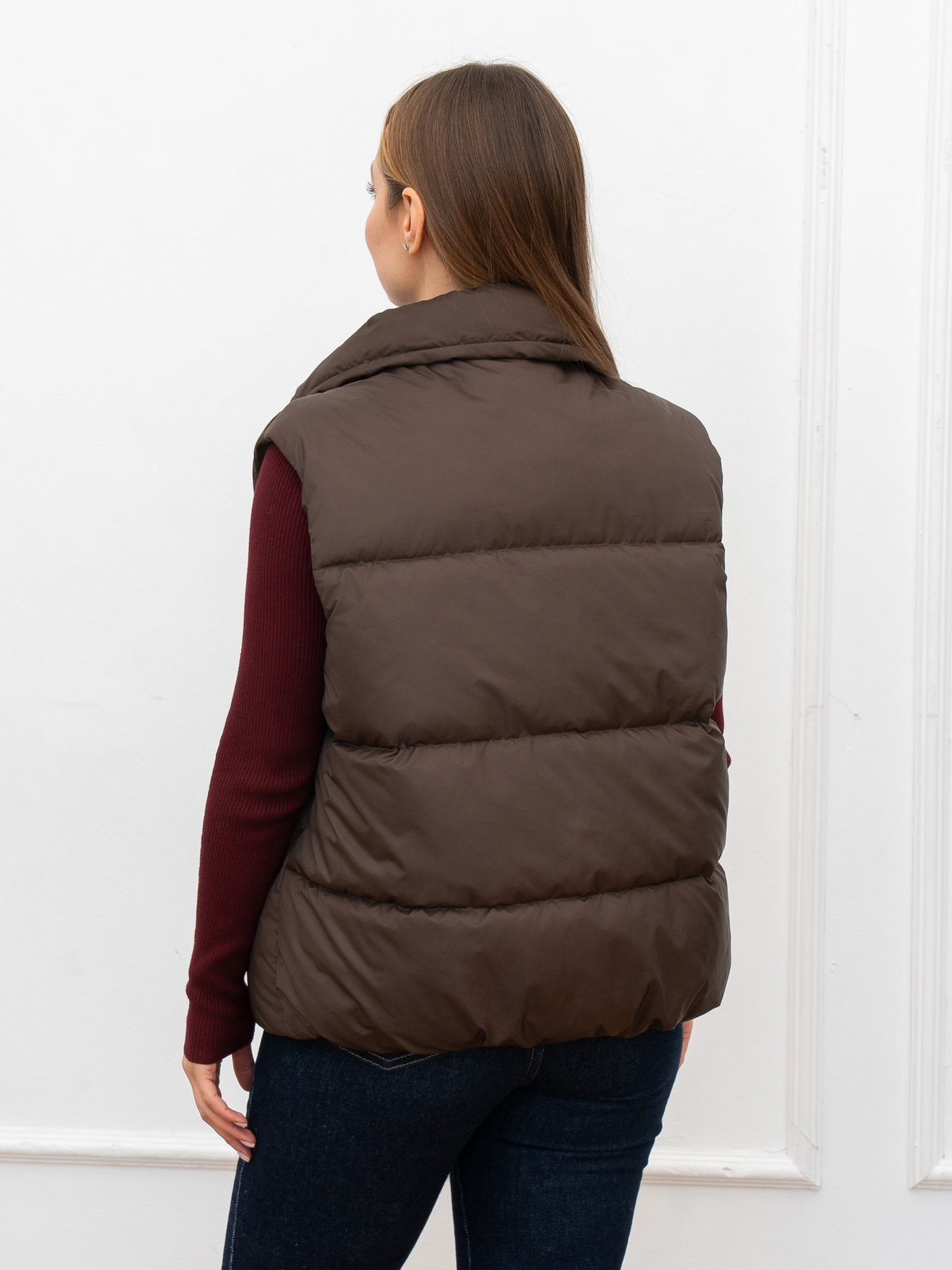 Утеплений жилет UVENTUM модель 1150-BM-brown Фото