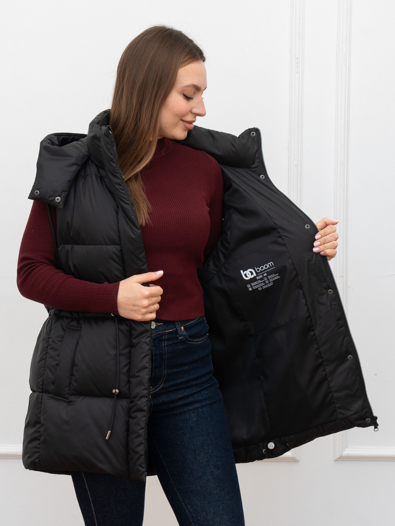 Утепленный жилет UVENTUM модель 1155-BM-BLC Фото