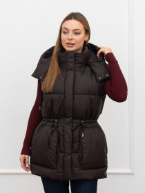 Утепленный жилет UVENTUM модель 1155-BM-brown Утепленный жилет UVENTUM модель 1155-BM-brown Фото