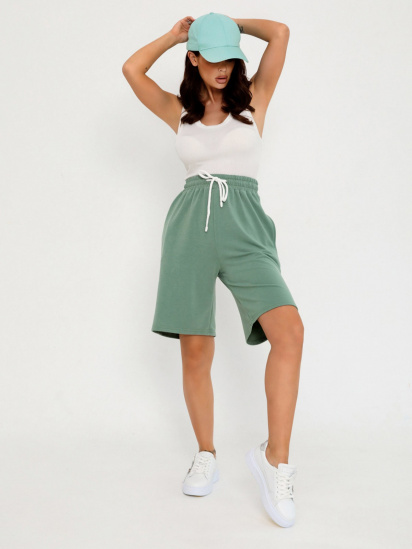 Шорти ISSA Plus модель 12792_olive — фото 7 - INTERTOP