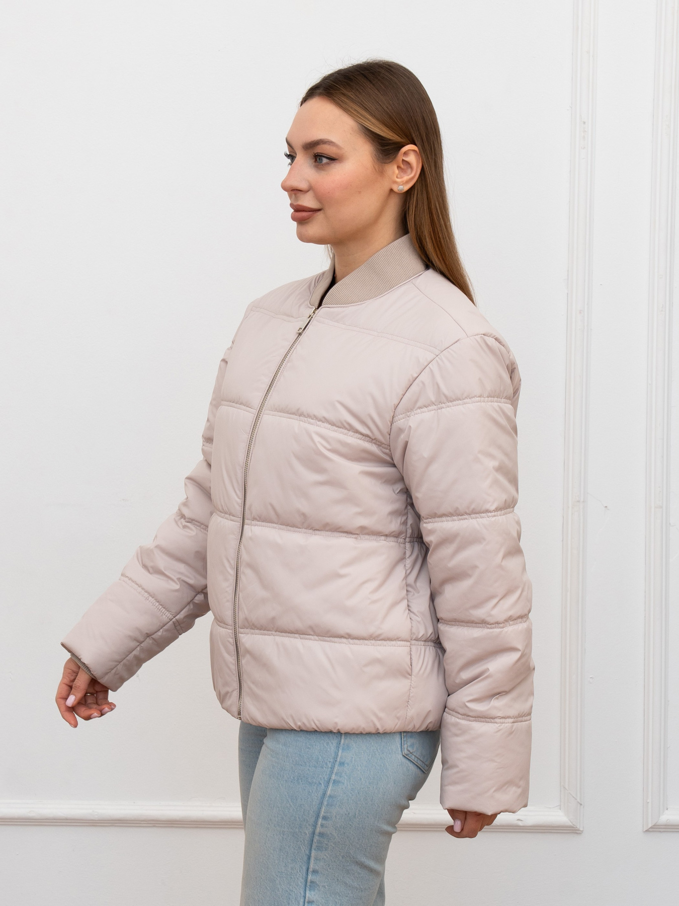 Куртка жіноча демісезонна модель 1170-BM-powder Фото
