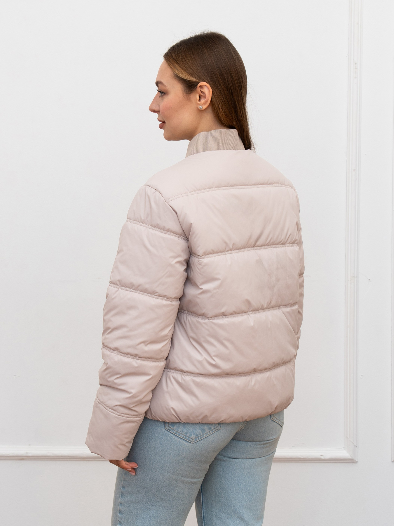Куртка жіноча демісезонна модель 1170-BM-powder Фото
