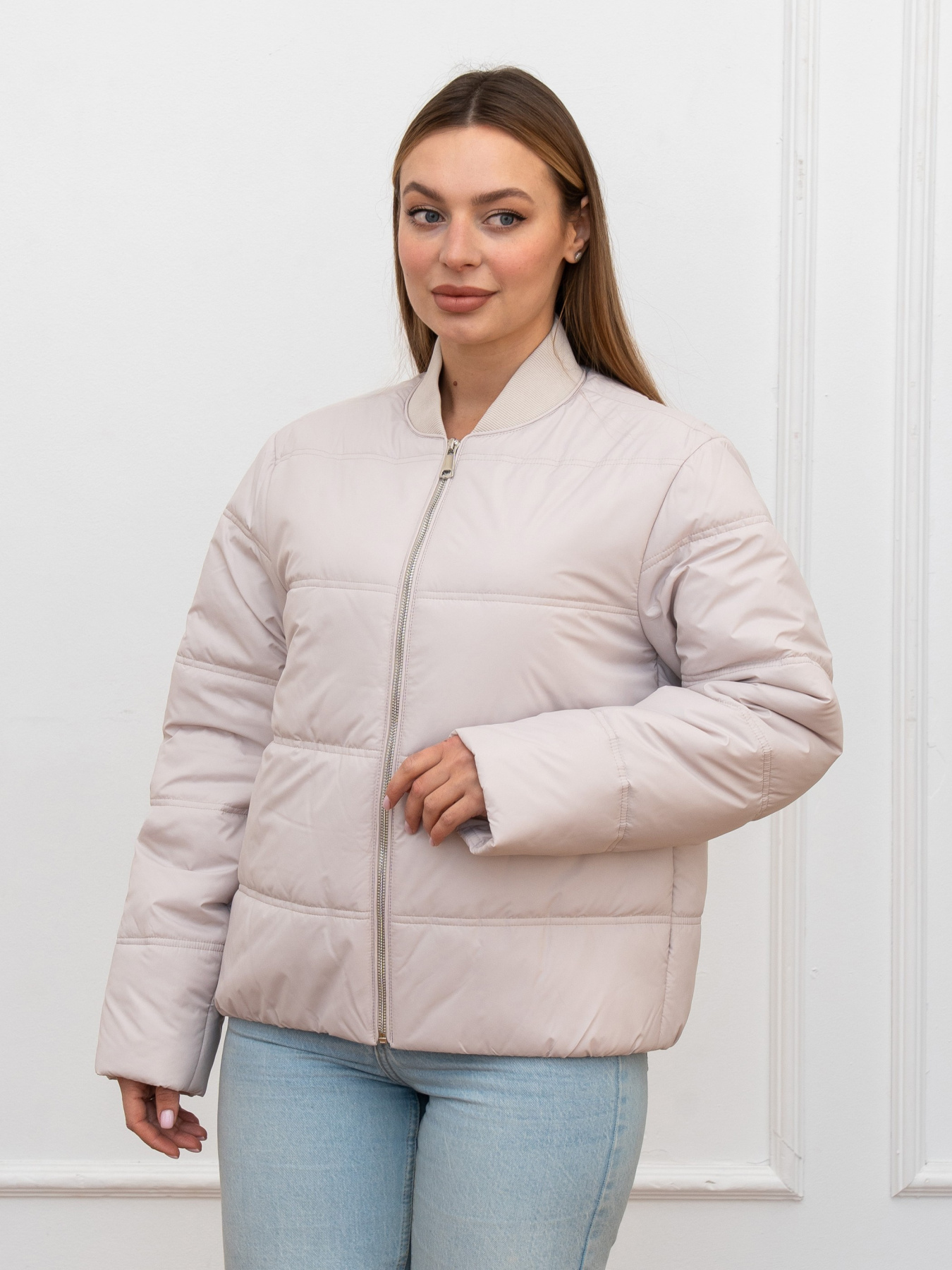 Куртка жіноча демісезонна модель 1170-BM-powder Фото