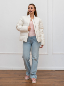 Куртка жіноча демісезонна модель 1170-BM-milk Фото