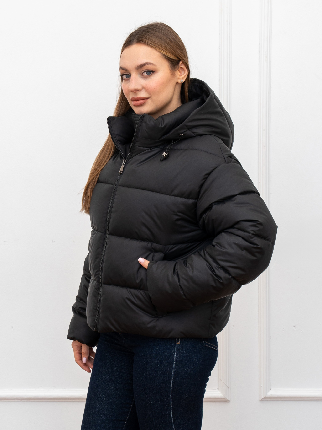 Демісезонна куртка жіноча модель 1130-BM-BLC Фото