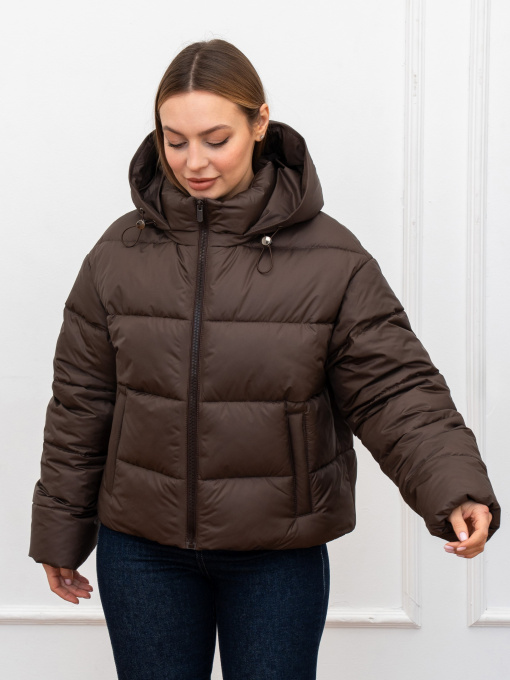 Демисезонная куртка UVENTUM модель 1130-BM-chocolate Фото