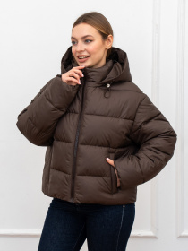 Демісезонна куртка UVENTUM модель 1130-BM-chocolate Фото