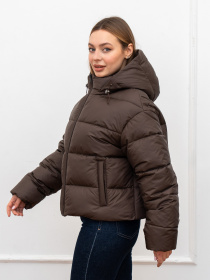 Демісезонна куртка UVENTUM модель 1130-BM-chocolate Фото