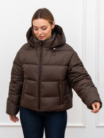 Куртки та дублянки UVENTUM модель 1130-BM-chocolate Фото