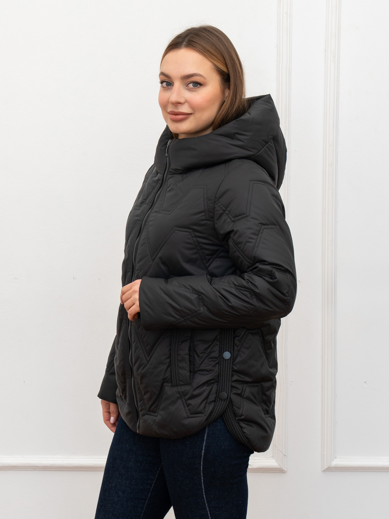 Демисезонная куртка UVENTUM модель 990-BM-BLC Фото