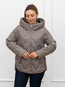 Демисезонная куртка UVENTUM модель 990-BM-mocha Фото