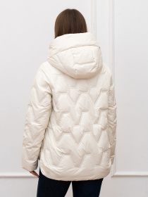 Демисезонная куртка UVENTUM модель 990-BM-milk Фото