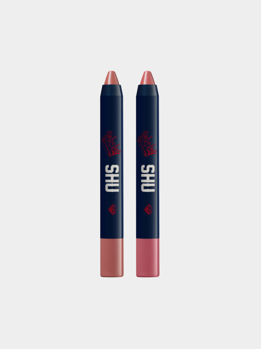 КАРАНДАШ-ПОМАДА ДЛЯ ГУБ VIVID ACCENT МАРКИ SHU №461 нюдовый/№462 пыльный розовый SHU модель 8435328115693 Фото
