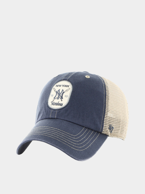 Кепка (тракер) 47 Brand NEW YORK YANKEES CROSSPATCH ME модель CRSPM17GWP-VN Фото