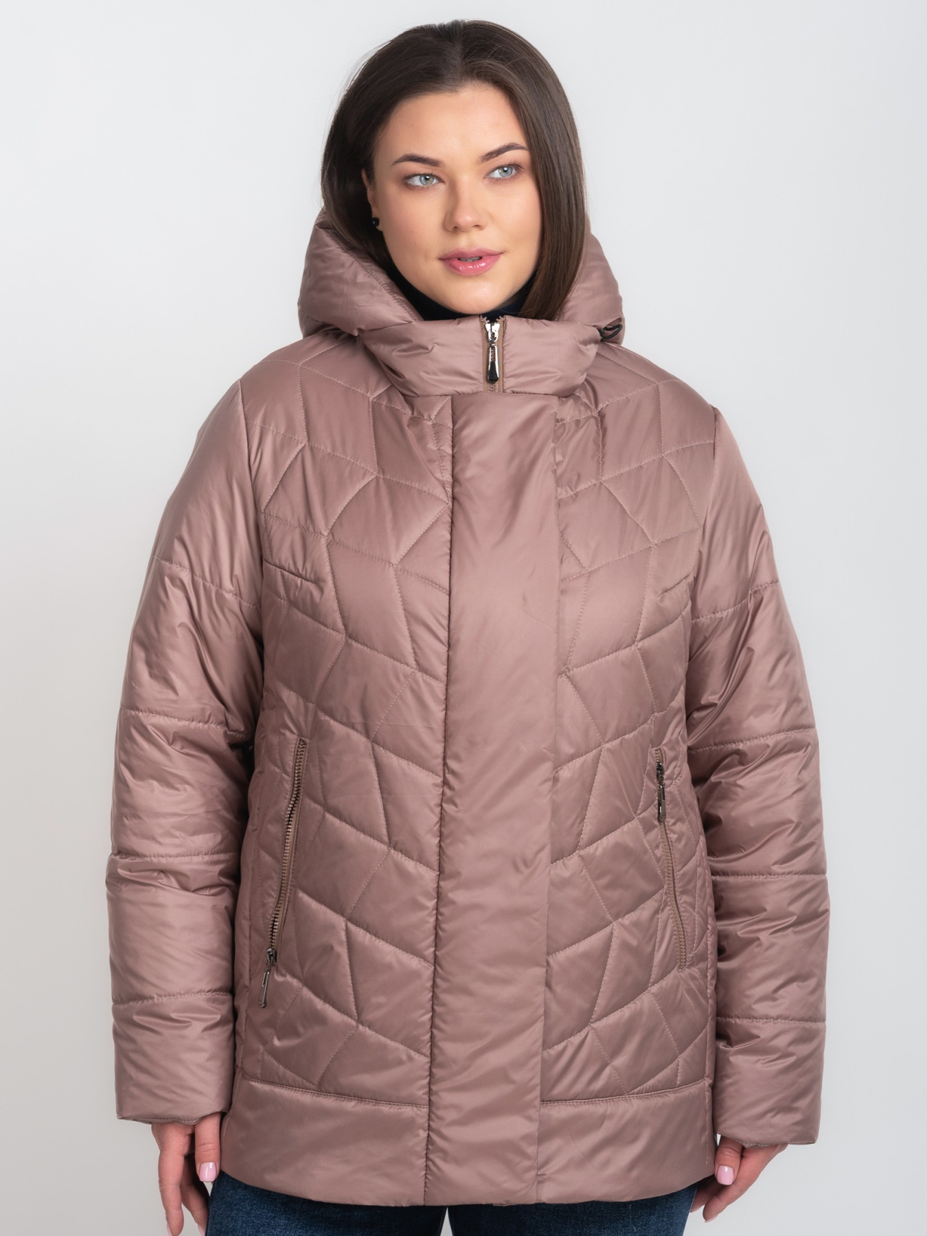 Демисезонная куртка UVENTUM модель LR-201-mocha Фото