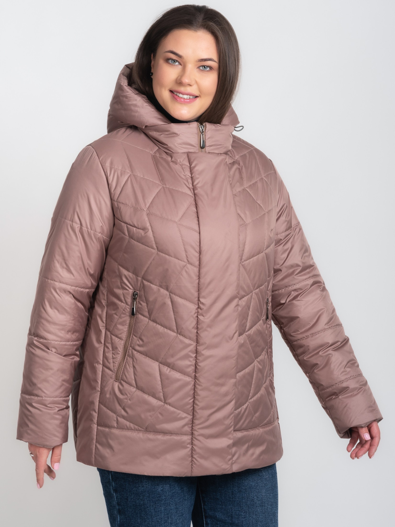 Демісезонна куртка UVENTUM модель LR-201-mocha Фото