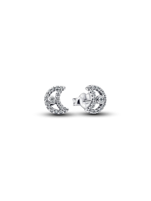 Серьги-гвоздики PANDORA Moments модель 294257C01 Фото