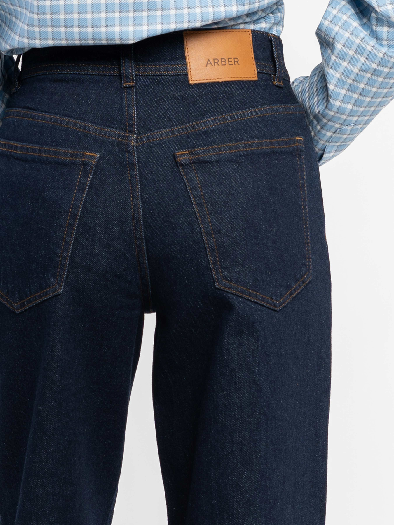 Джинси жіночі W16.03.09.610 Arber темно-сині широкі екстрадові модель W16.03.09.610 Фото