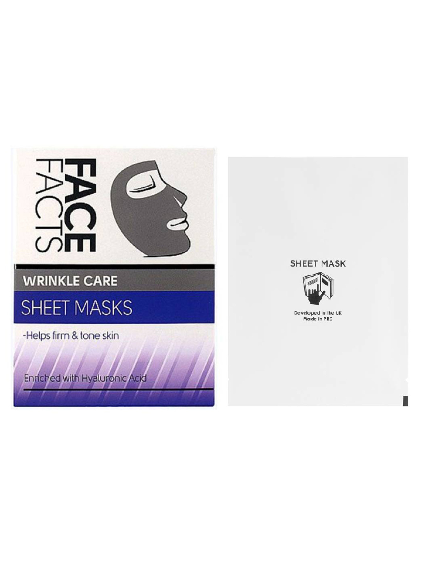 Маска тканевая для лица Face Facts Wrinkle Care 0.25 г х 2 шт Face Facts модель 5031413993127 Фото