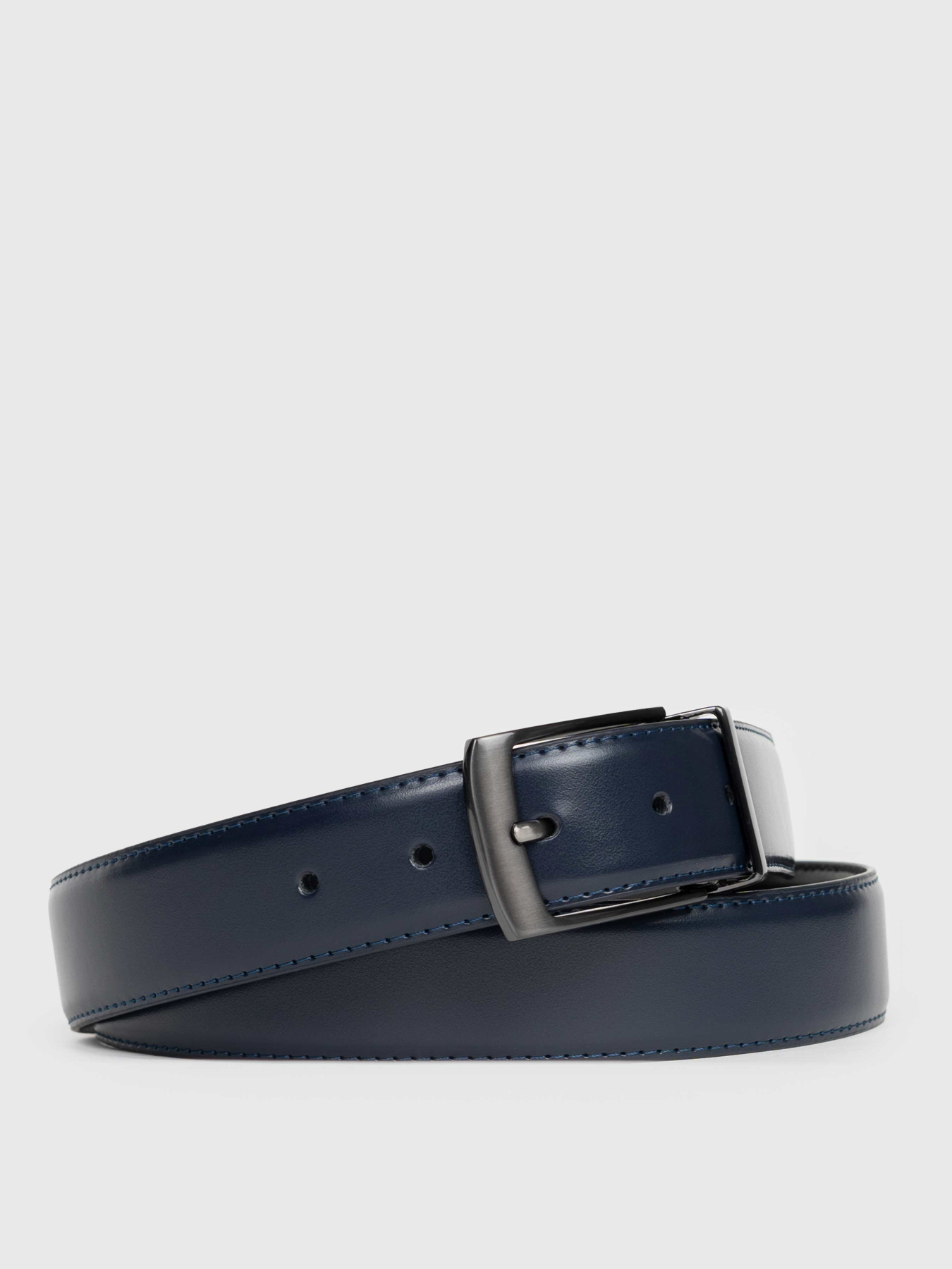 Ремінь чоловічий M06.03.09.611 Arber темно-синій шкіряний модель M06.03.09.611 Фото