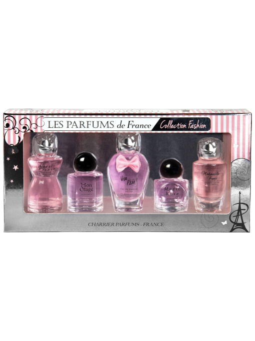 Набор миниатюр парфюмированной воды COLLECTION FASHION Charrier Parfums модель 3442070501259 Набор миниатюр парфюмированной воды COLLECTION FASHION Charrier Parfums модель 3442070501259 Фото