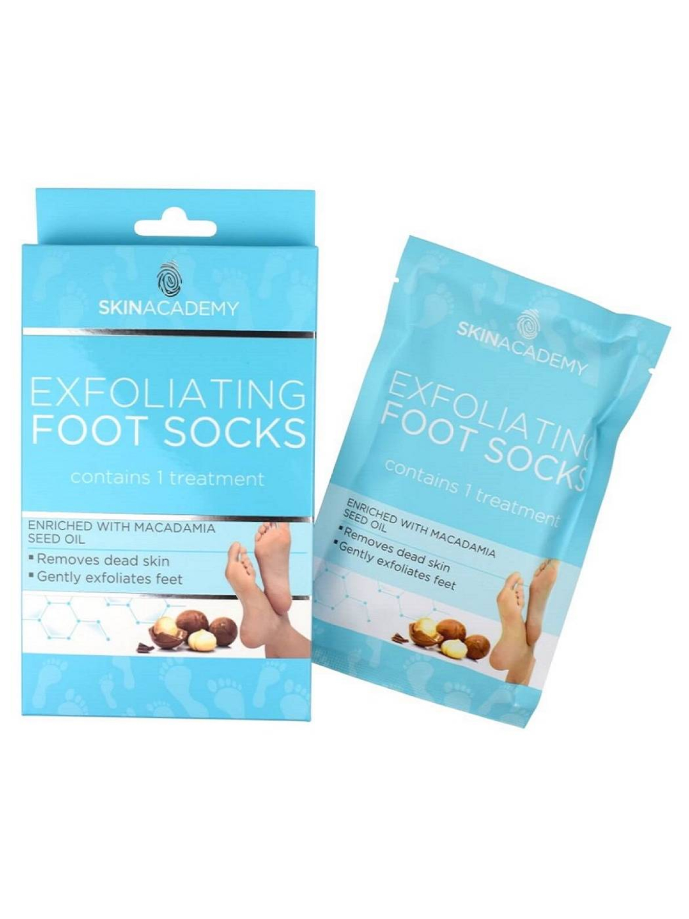 Пилинговые носочки для ног 1 пара Skin Academy модель 5031413989960 Фото