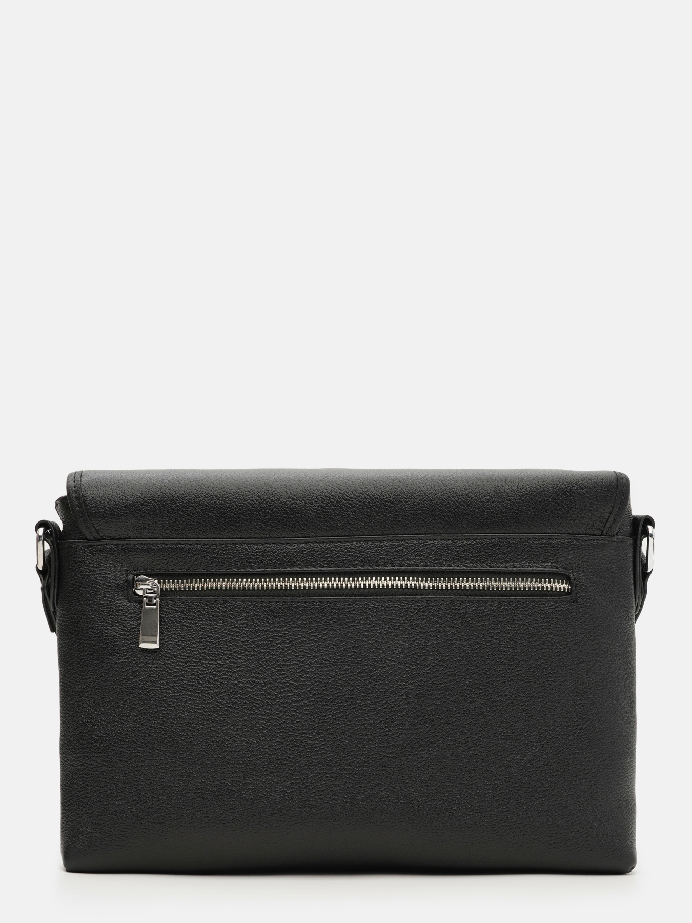 Мужская кожаная сумка Borsa Leather модель K18868bl-black Фото