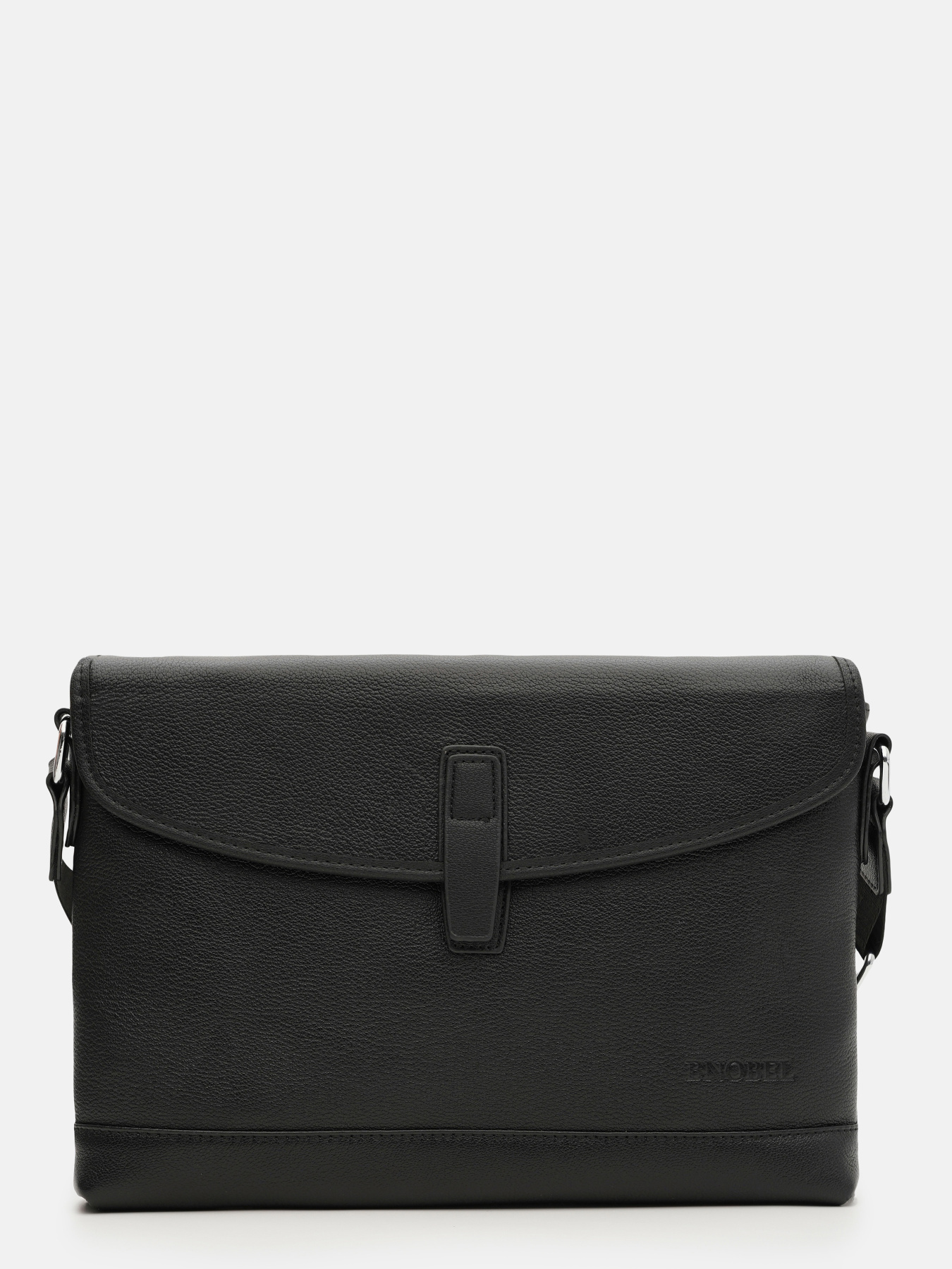 Мужская кожаная сумка Borsa Leather модель K18868bl-black Фото