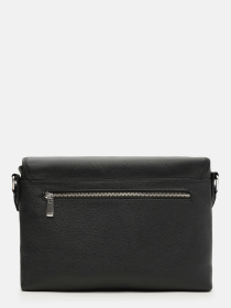 Мужская кожаная сумка Borsa Leather модель K18868bl-black Фото