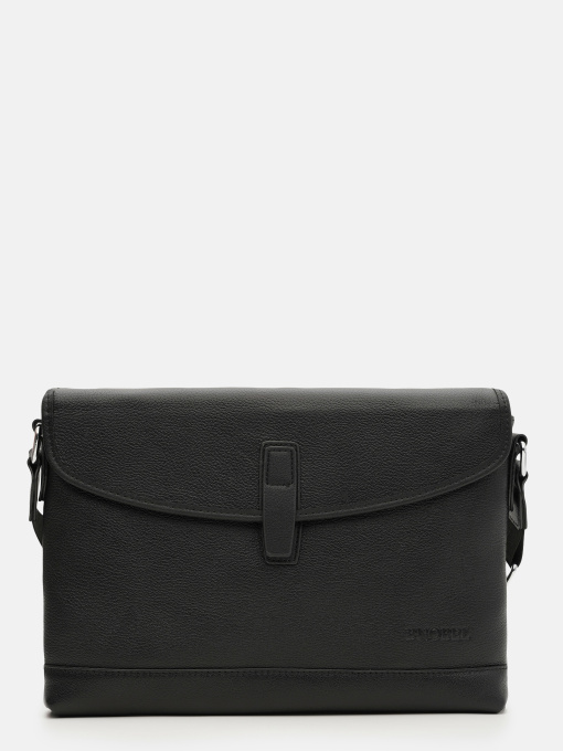 Мессенджер Borsa Leather модель K18868bl-black Фото