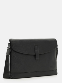 Мессенджер Borsa Leather модель K18868bl-black Фото