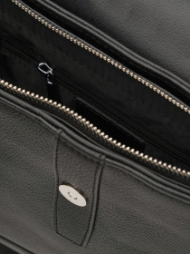 Мессенджер Borsa Leather модель K18868bl-black Фото