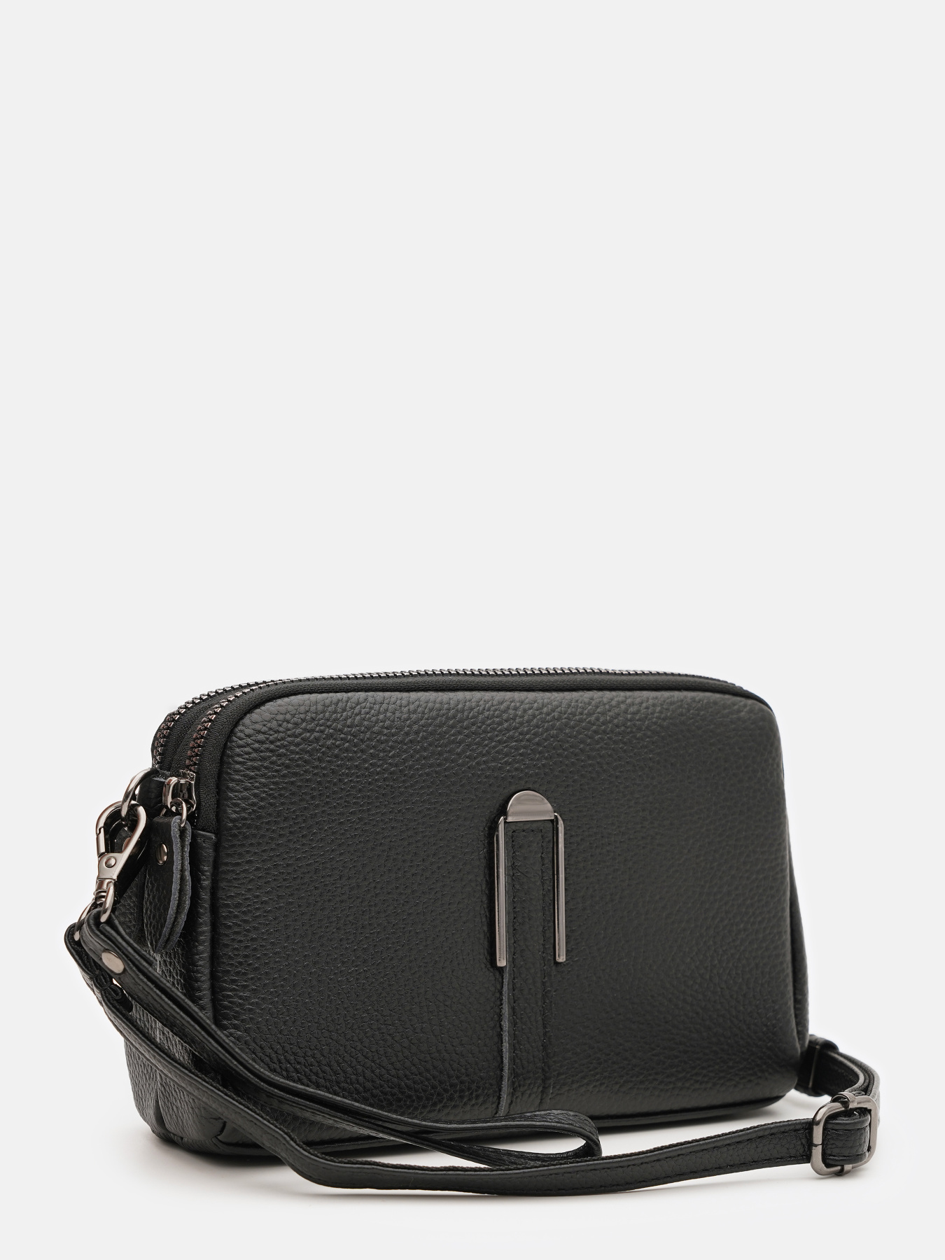 Клатч Borsa Leather модель K188084bl-black Фото