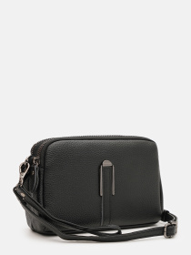 Клатч Borsa Leather модель K188084bl-black Клатч Borsa Leather модель K188084bl-black Фото