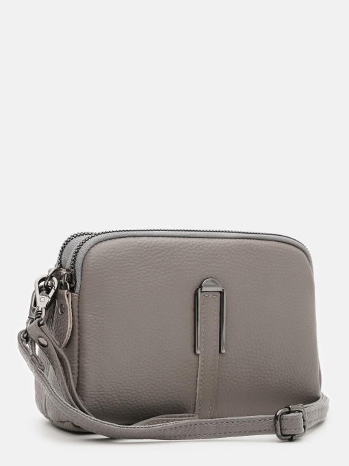 Клатч Borsa Leather модель K188084gr-gray Клатч Borsa Leather модель K188084gr-gray Фото